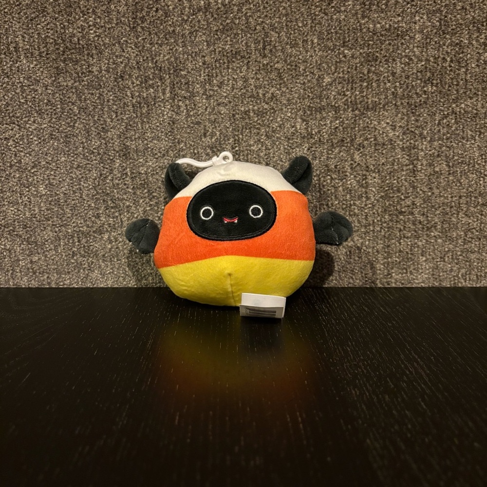 Emily Candy Corn Squishmallow Clip